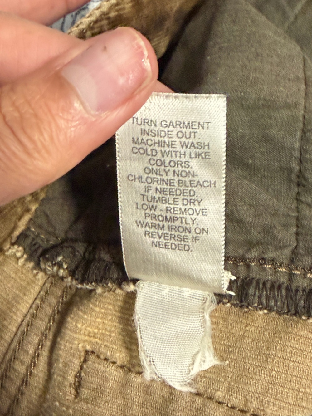 J. Jill Brown Corduroy Boot Cut Pants size 2 - Picture 11 of 11